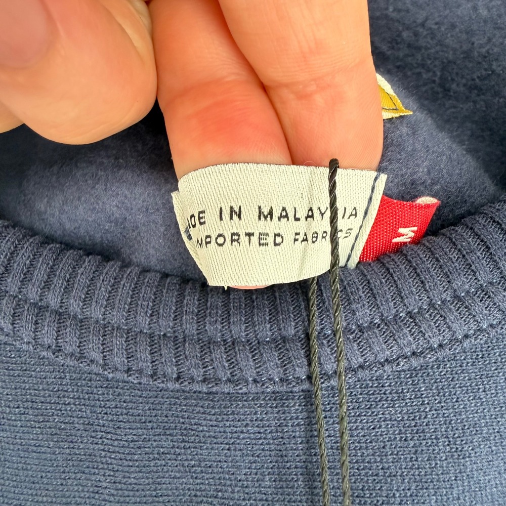 TRACKSMITH WOMEN'S TRACKHOUSE CREW NAVY BLUE MEDIUM NWT - Picture 4 of 11